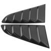 2pcs Auto Black Side Window Louver Windshield Sun Shade Cover Fit for Ford Mustang 2015‑2020