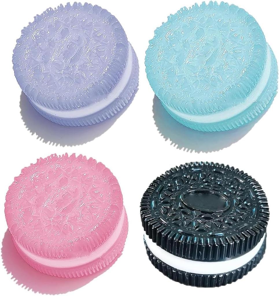 Cookie Squeeze Tabasque Squeeze Stress Relief Biscuit Stress Relief Sandwich Simulation Ultra Soft Decompression Breathable Toy BookwarmPink Toy,