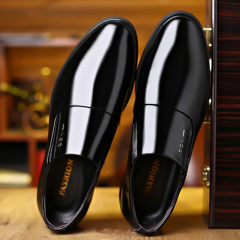 Leather shoes men's 2020 new handmade joints business dress leather shoes men shoes men's shoes