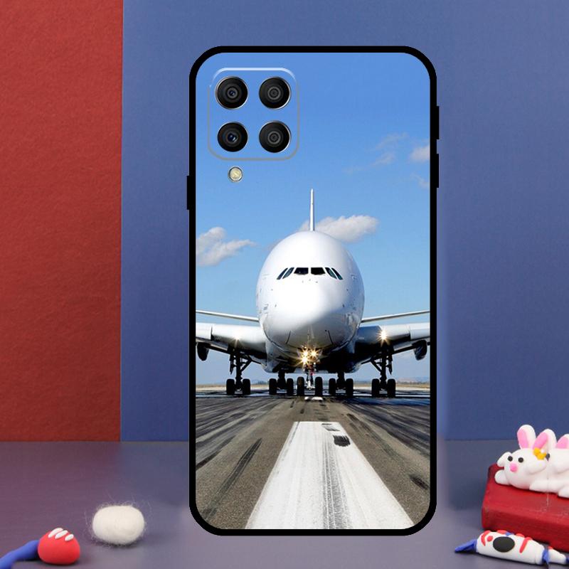 Aircraft Airplane Fly Travel For Samsung Galaxy M15 M55 M33 M13 M23 M53 M31 M51 M14 M34 M54 M20 M30s M52 M32 Phone Case