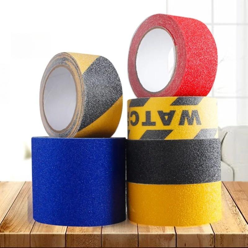 1Pcs 5cm/10cmx5m PVC Non Slip Grip Tape Anti-Slip Indoor Outdoor Stickers Strong Adhesive Safety Traction Tape Stairs Floor