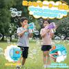 Set di 2 Pistole Sparabolle Elettriche Automatiche, 360° Anti-Perdita, con Luce LED, Sparano Tonnellate di Bolle, Giocattolo da Esterno per Bambini, Ottimo per Picnic, Campeggio,