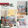 4 Pcs Winter Nutcracker And Ballerina Single-Sided Printed Pillowcase For Home Living Room Bedroom Car Decor