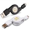 Retractable MicroUSB Charging Cable for Android Devices