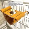 Bird   Bed Hanging Hammock Warm Plush Double Layer Reduce Anxiety Bird Cage Plush Bed for  s