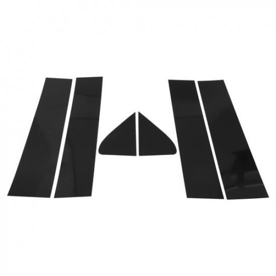 6 Pcs Door Pillar Window Trim for Chevy Silverado -2024