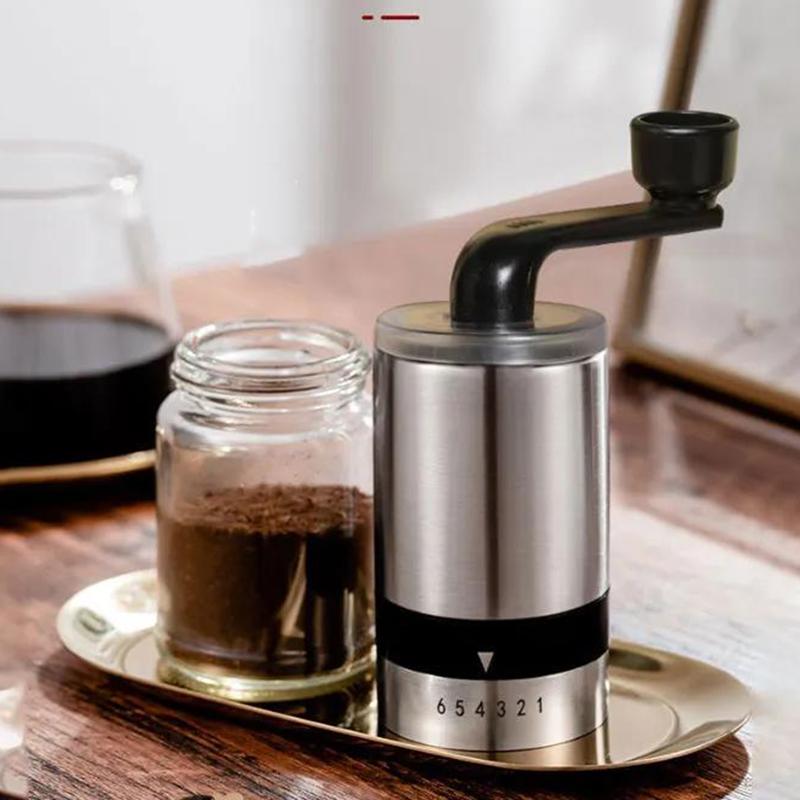 Molino de grano de café manual de acero inoxidable Manivela de mano doméstica  Molinillo de grano fresco compacto y portátil comprar a buen precio —  entrega gratuita, reseñas reales con fotos — Joom