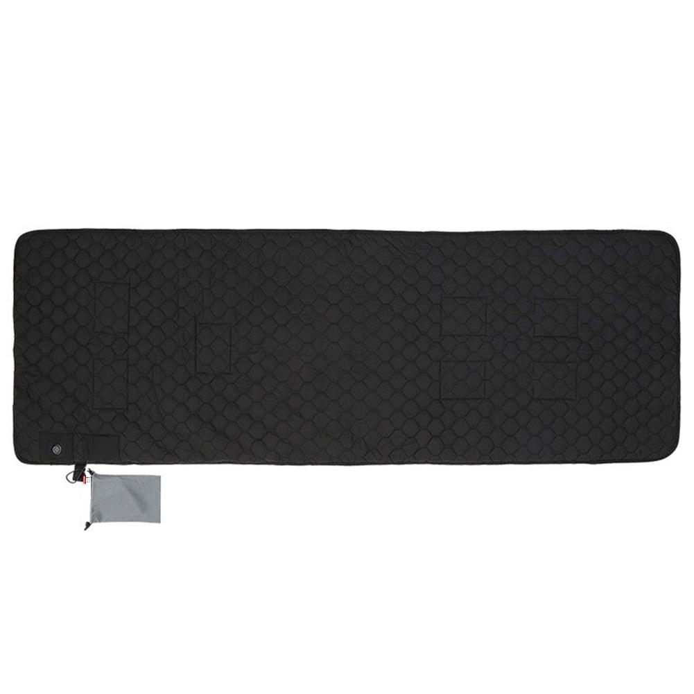 7 Zones USB Heating Sleeping Mat 3 Gear Adjustable Temperature Electric Heated Pad For Winter Outdoor Camping Sleeping Mattress