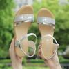 Fashion 2025 Summer New Women Wedges Sandals Fashion Solid Color Shoes for Women High Heels Platform Designer Sandals Zapatos De Mujer