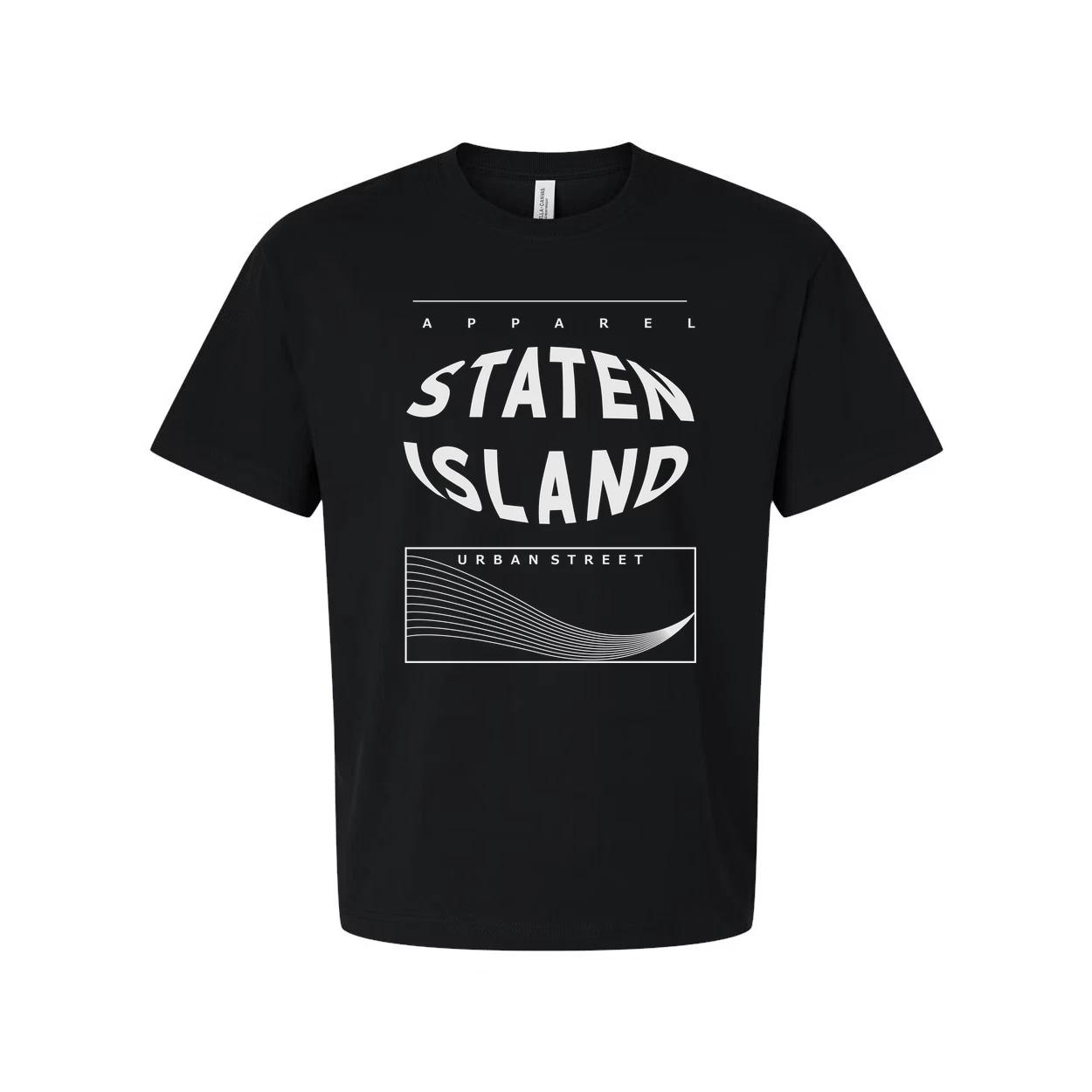 

Staten Island Graphic T Shirt Unisex Short Sleeve Tee Urban Streetwear L