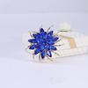 Klassische handgemachte bunte Strass-Brosche in Blumenform, Vintage-Stil, Hut, Schal, Schal, Abzeichen, Brautgeschenk, Kleid-Accessoires