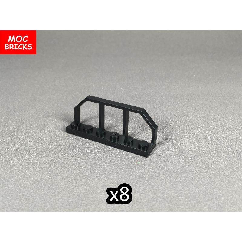 MOC Bricks Fence Railing Window Stairs Ladder Gate DIY Garden House Architecture Accessories Building Blocks Children's Toys