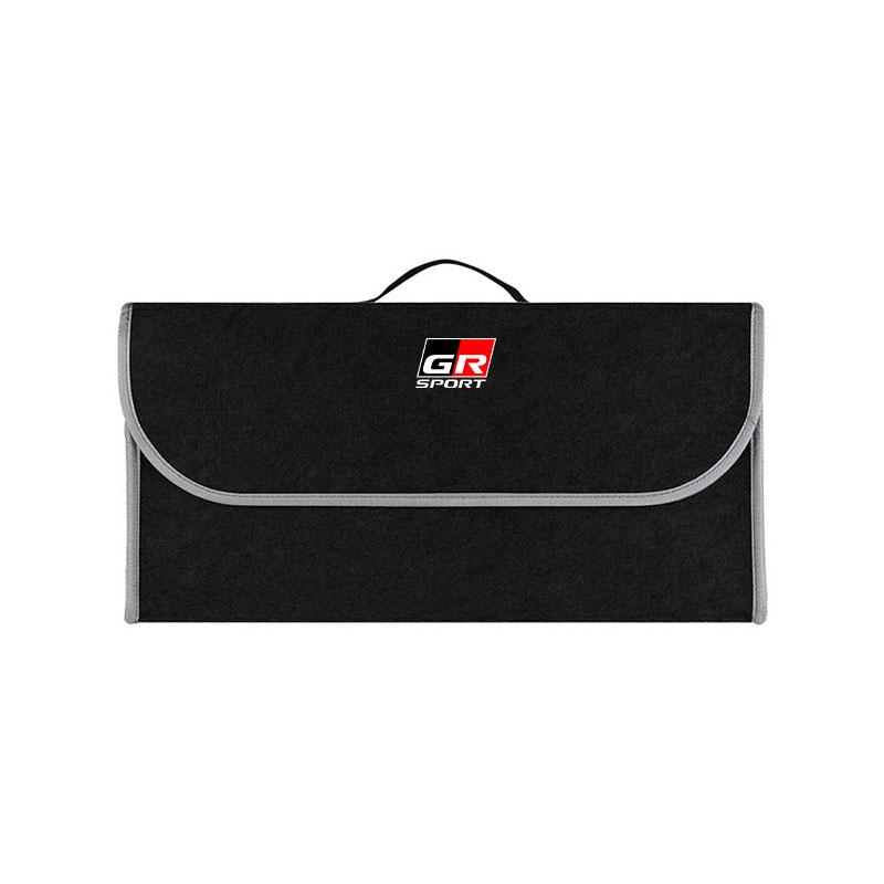 Auto Weiche Filz Aufbewahrungstasche Organizer Autos Faltbare Kofferraumtasche für Toyota Trd GR C-hr Prado Rav4 Yaris Hilux Prius Avensis Corolla Camry