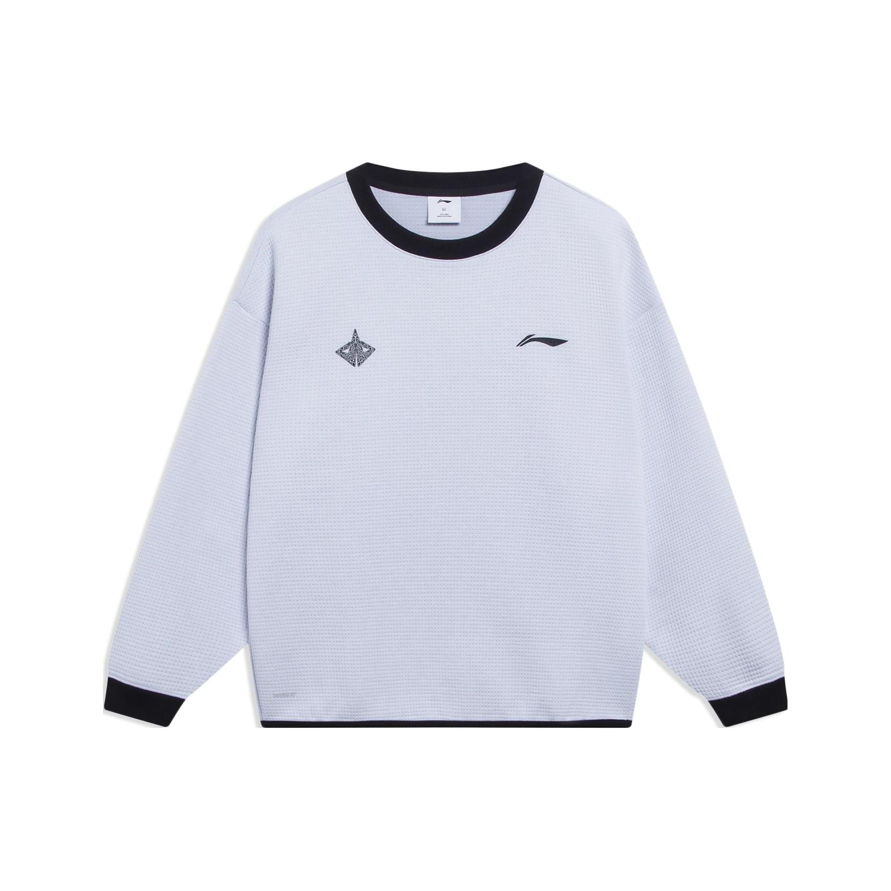 Li Ning Sweatshirt Men s Standard White AWDT075-2 L