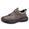 Men's shoes 2025 autumn new leather men's outdoor mountaineering sports leisure travel shoes