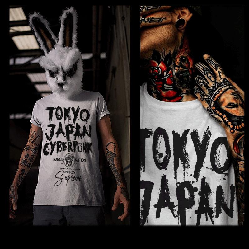 

Tokyo Cyber Punk t-shirt Japan Japanese Akira Tetsuo Neo Tokyo Size S-2XL tee 4XL