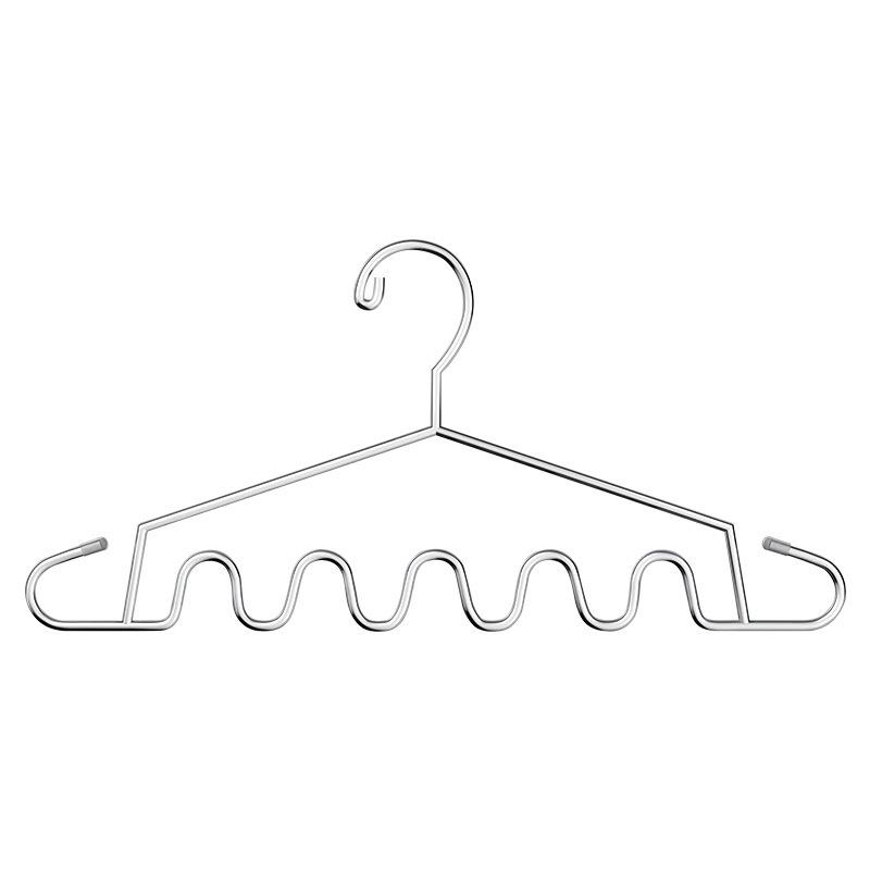 Wave-Shaped Stainless Steel Multi-Purpose Clothes & Underwear Hanger