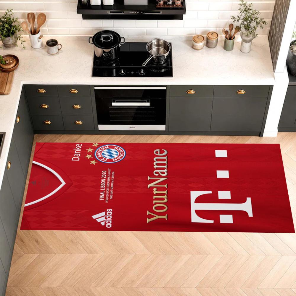Bayern Munich Customize Your Name Kitchen Rug Runner Rug Laundry Mat Hallway Entryway The Best Gift Choice