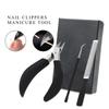 Stainless Steel Metal File Toe Finger Cuticle Nipper Nail Cutter Plier Scissors Manicure Tools