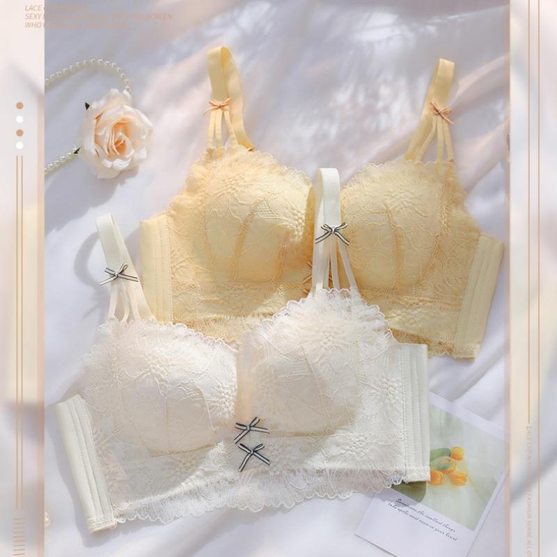 Non-steel Ring Gathered Thickened To Collect Side Breasts Anti-sagging Bra