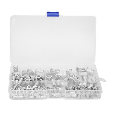 Kit di dadi filettati per rivetti in alluminio M3, M4, M5, M6 e M8, elementi di fissaggio hardware.