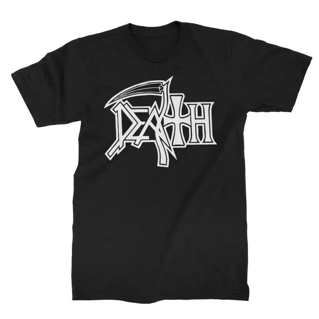 Merchandising Band Death Metal Maglietta Grafica Tour Mondiale Maglietta Death Metal 100% Cotone Girocollo Unisex Ampia Casual