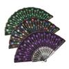 1PC Vibrant Colors Dance Performances Peacock Elegant Temperament Folding Durable Exquisite Gifts Decorated Dance Prop