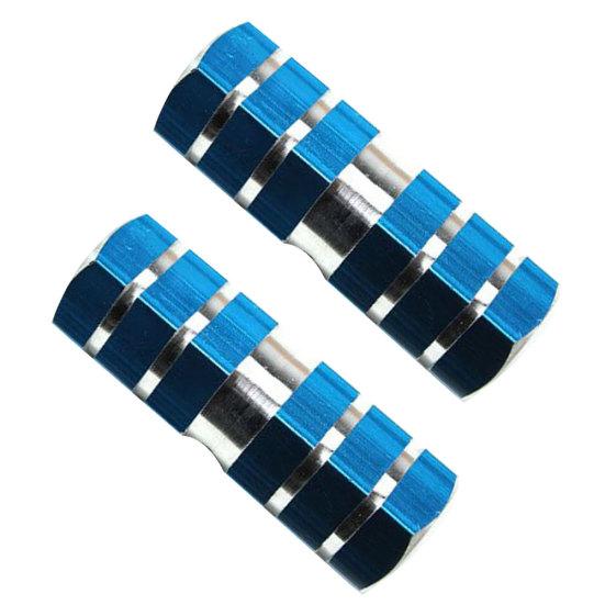 2 Stück Fahrradrad Sechskantachse Pedal Aluminiumlegierung Fußstütze Stunt-Pegs