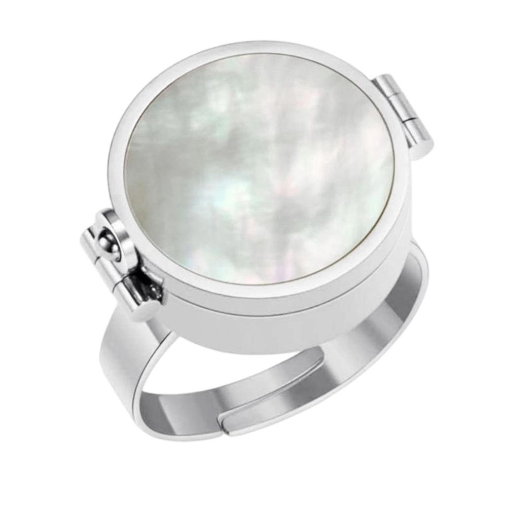 Multipurpose Adjustable Finger Ring Lip Balm And Item Storage Ring Portable Small Items Storage Solution for Daily