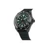Seiko Prospe Automatic Mechanical Movement Silicone Strap Watch Men's Watches Black Dial SRPH97K1
