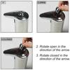 Contactless soap dispenser with infrared sensor8ounce stainless steel-Suitable for kitchen and bathroom