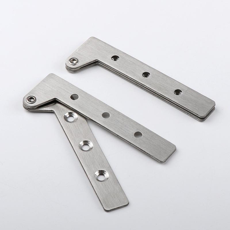 Stainless Steel Pivot Hinges Heavy Duty L Shape Door Hinges For Cabinet Folding Table Furniture Door Hardware