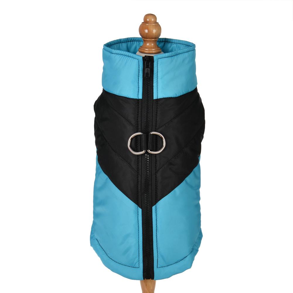 

Windproof & Waterproof Dog Coat for Autumn/Winter - Warm Medium/Small Bichon Vest 6XL синій/чорний