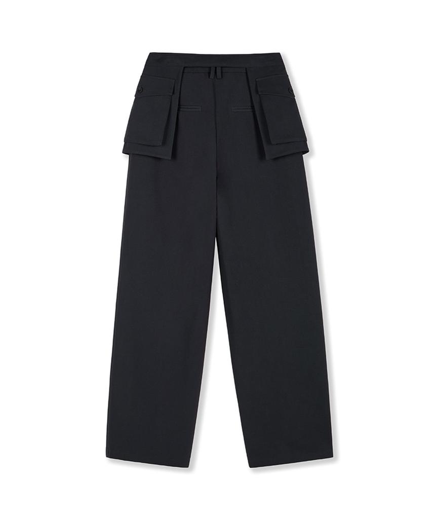 Yusentig Side Flap Wide Pants Navy Aw5Al65624