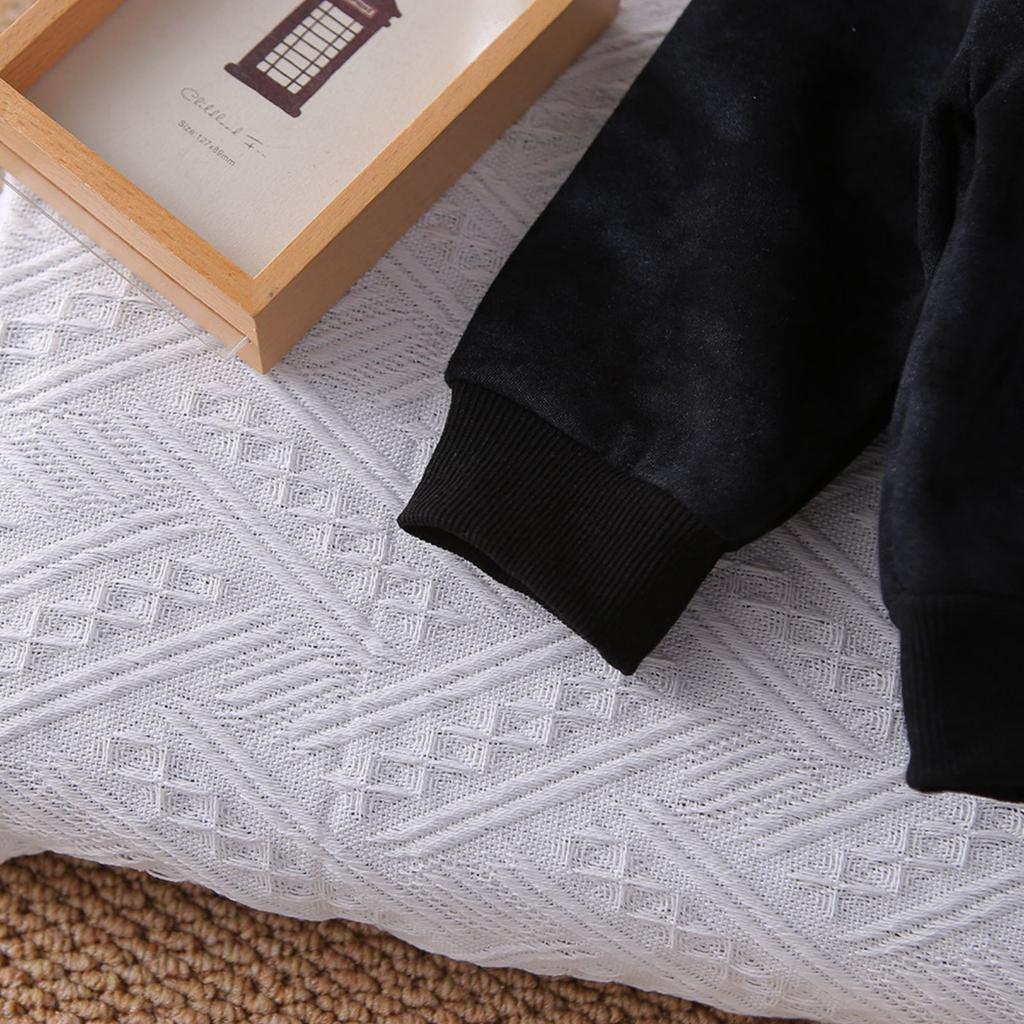 Kids Casual Long-Sleeve Set, Comfortable Daily Wear Outfits