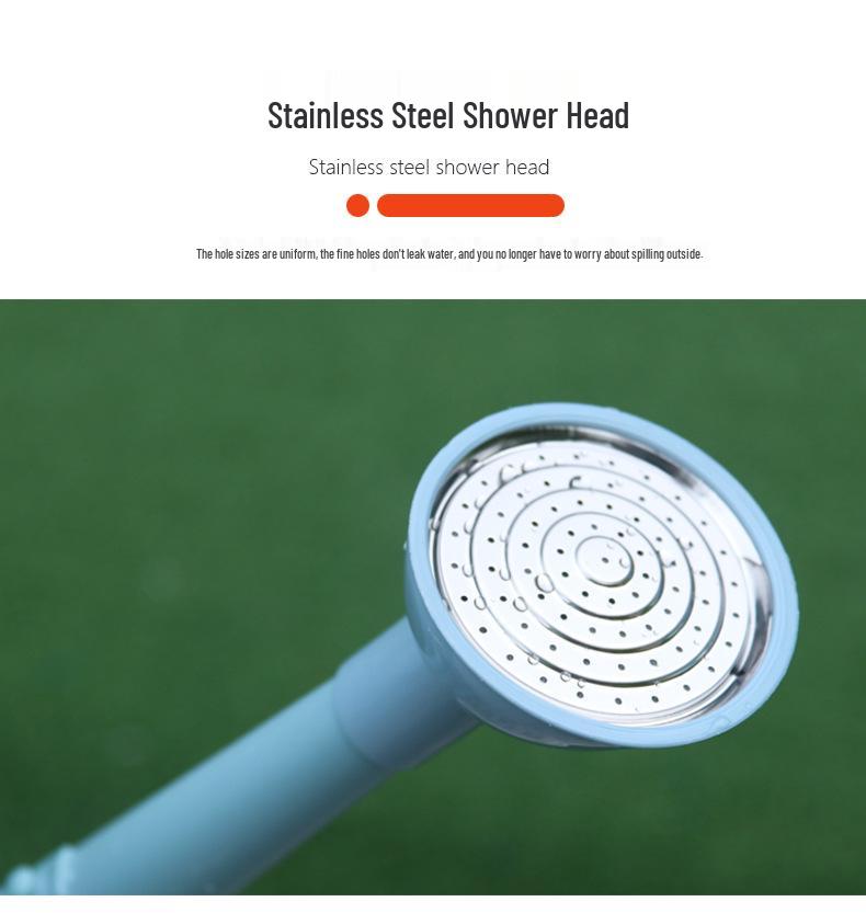 Long-Spout Plastic Watering Can, Imitation Tinplate, for Flowers, Plants, and Vegetables