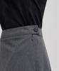 Musinsa Standard Woman Women'S Half Pleated Mini Skirt [Medium Grey]