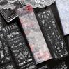 3 Sheets Butterfly Moon Star Stickers PET Transparent Decorative Stickers For Craft Album Journal Scrapbooking