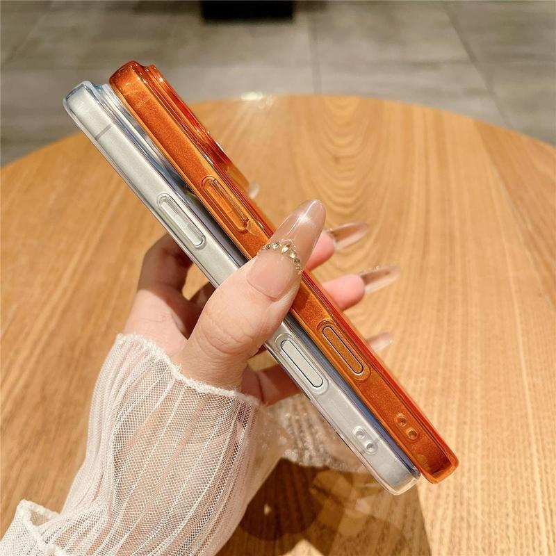 Matte Soft TPU Plain Phone Case For iPhone 13 14 15 16 17 Pro Max Transparent Silicone Shockproof Bumper Back Cases Cover