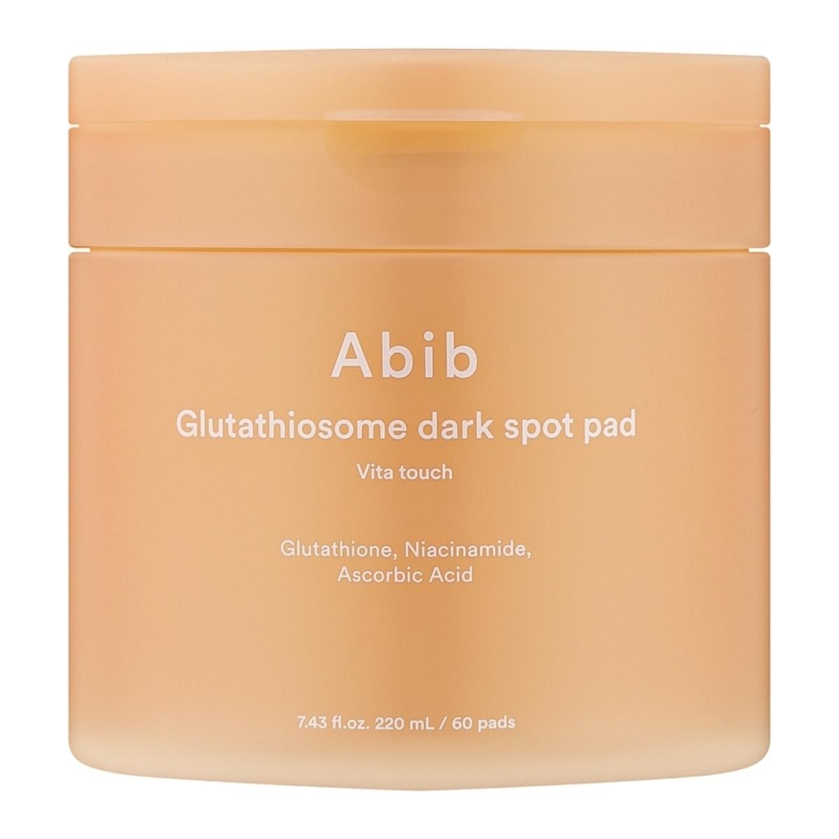 

Abib Glutathiosome Dark Spot Pad Vita Touch 60 pcs - brightening facial pads
