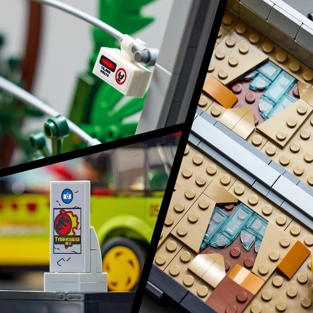 LEGO Jurassic World Big Attack Prezent urodzinowy 76956 Klocki z zabawkami Dinozaur Cartoon dla chłopców dziewcząt dorosłych T-Rex