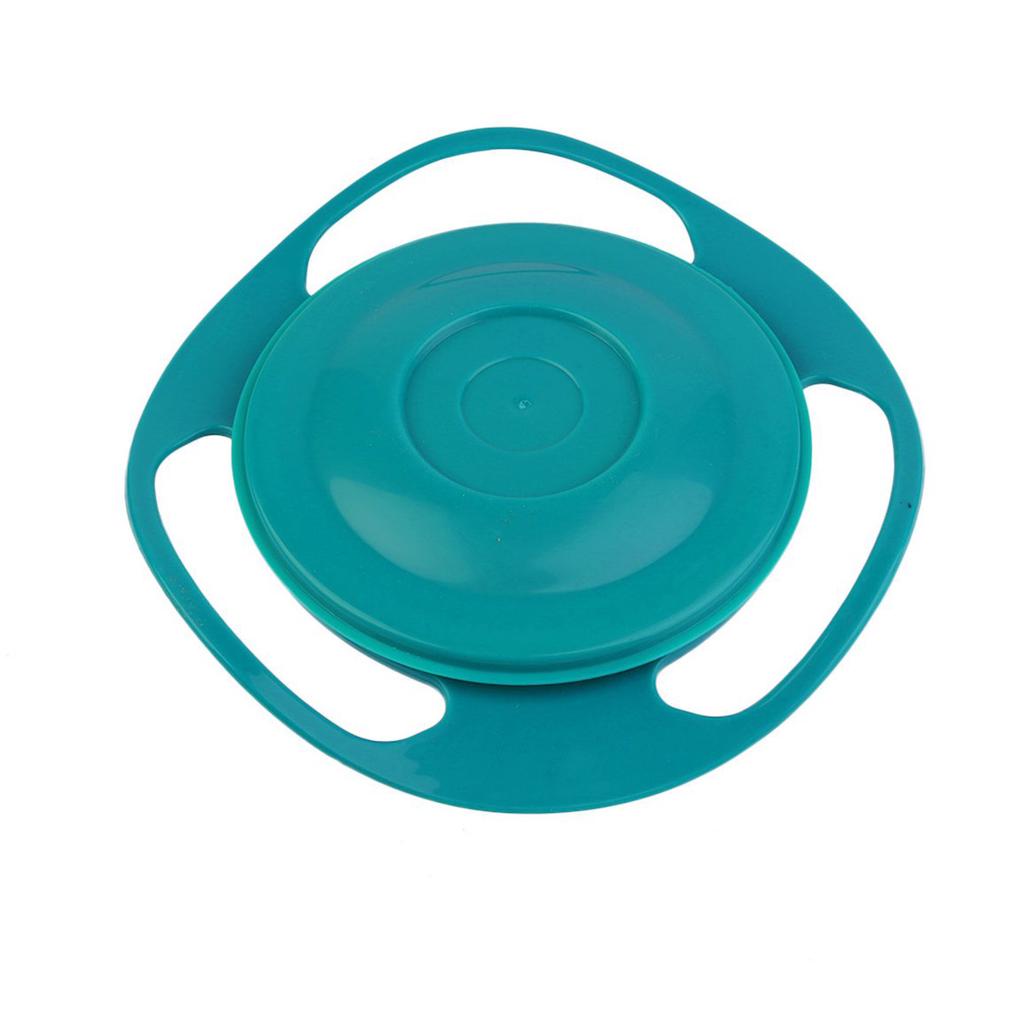 360 Degree Rotation Baby Feeding Dishes Unique SpillProof Dishes Gyro Bowl yllLhbuy at a low