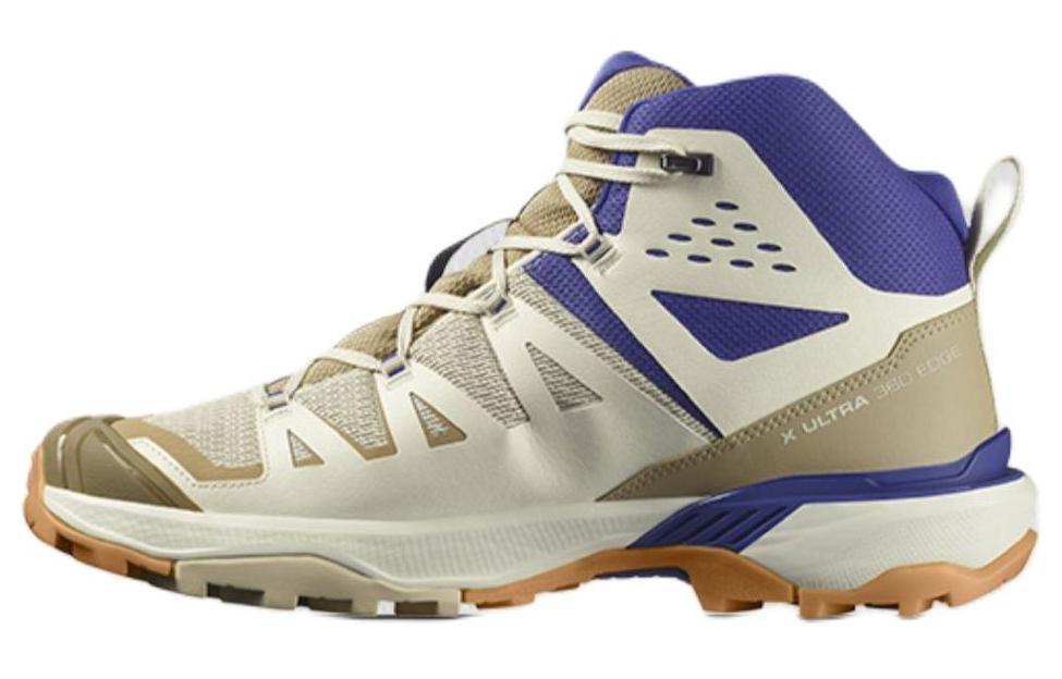SALOMON X ULTRA 360 Высокие уличные ботинки Мужские Коричневый Серый Синий 40.5