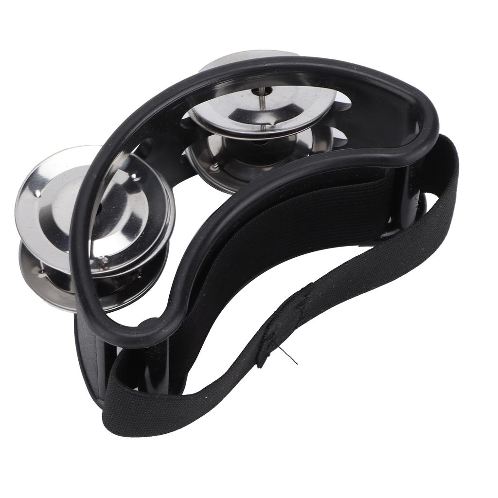 Foot Tambourine Shaker Percussion Set Metal Jingle Musical Instrument Accessories