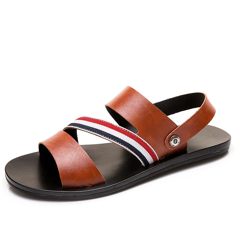 

Модные летние мужские римские сандалии Высококачественная уличная пляжная обувь Персонализированная модная плетеная вручную Высококачественные сандалии и шлепанцы 46 хаки