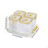 Appetizer Plate for Dried Fruits, Divided Serving Box with Lid Dining Room