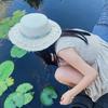 French Lolita Lace Flower Sun Hat With Wide Brim For Summer Beach Outdoor Wear