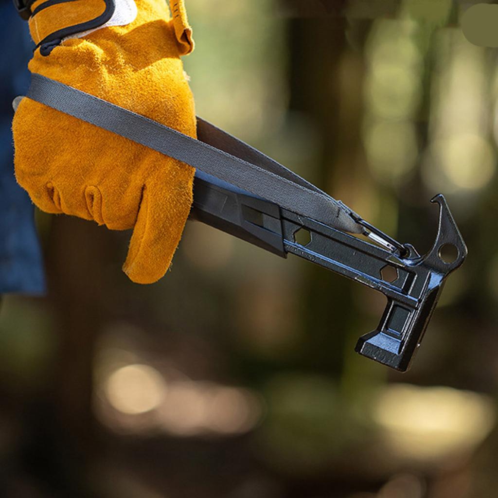 Outdoor Multifunctional Camping Hammer Tent Pegs Puller Stake Nail Remover Tent Hammer with Tent Peg Remover for Camping