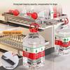 Pull-Out Drawer Dish Storage Rack - Punch-Free Kitchen Shelf and Draining Rack