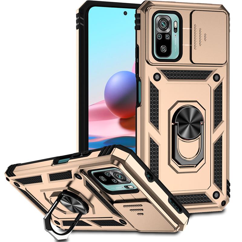 For Xiaomi Redmi Note 10 10s 4G Case Magnetic Holder Ring Armor Funda For Redmi Note 10 Pro Max Note10 10C Lens Protector Cover